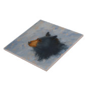 Black Beer Ceramic Trivet Tegeltje (Zijkant)