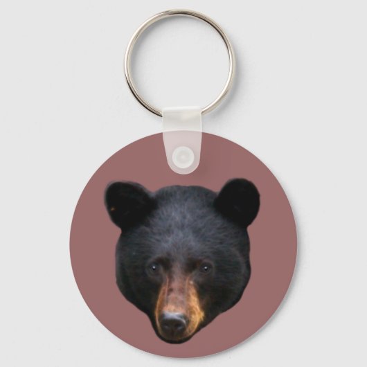 BLACK BEER Head Wildlife Lover Bagagelabel Sleutelhanger (Voorkant)