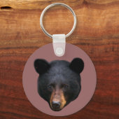 BLACK BEER Head Wildlife Lover Bagagelabel Sleutelhanger (Voorkant)