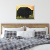 Black Beer Photo Art Canvas Afdruk (Insitu (Slaapkamer))