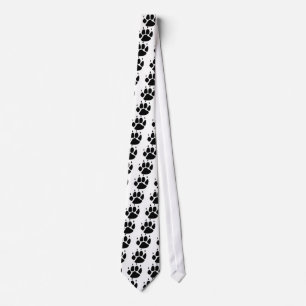Black Beer Print Stropdas