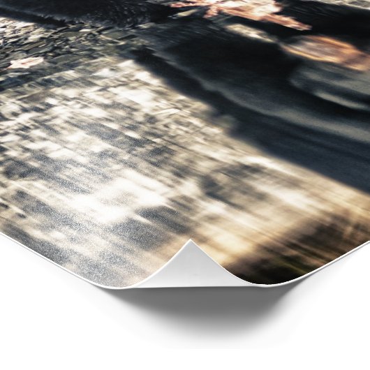 Black Beer Reflections Foto Afdruk (Hoek)