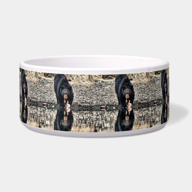 Black Beer Reflections Voerbakje (Links)