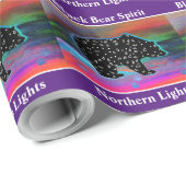 Black Beer Spirit Northern Lights Cadeaupapier (Rol Hoek)