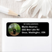 BLACK BEER Wildlife Return Address Labels (Insitu)