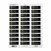 BLACK BEER Wildlife Return Address Labels (Full Sheet)