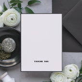 Black Beige Modern Stag Night vrijgezellenfeest Kaart