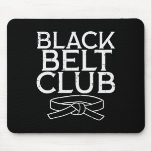 Black Belt Club Cool Karate Taekwondo Kung Fu Jiu Muismat