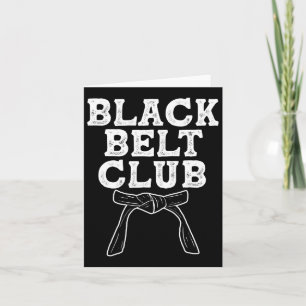 Black Belt Club - Karate Taekwondo Kung Fu Jiu Jit Kaart