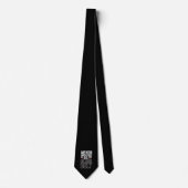 Black Belt Gift Idea - Funny Karate Old Man Stropdas (Voorkant)