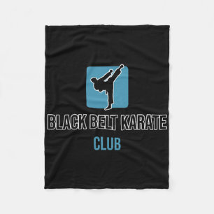 Black Belt Karate Club Fleece Deken