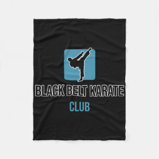 Black Belt Karate Club Fleece Deken