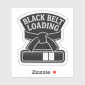 Black Belt Loading... Sticker (Vel)
