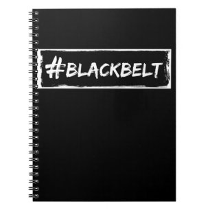 Black Belt Motivation Karate Taekwondo Jiu Jitsu Notitieboek