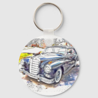 Black Benz Sleutelhanger