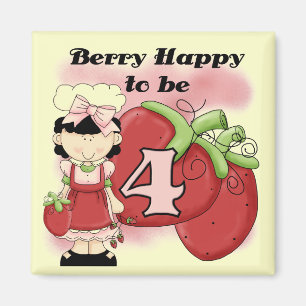 Black Berry 4e verjaardag Tshirts en geschenken Magneet