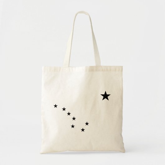 Black Big Dipper Tote Bag (Voorkant)