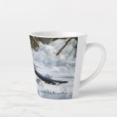 Black Billed Rocky Mountain Magpie latte tasse (Droite)