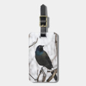 Black Bird Bagagelabel (Voorkant verticaal)