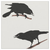 Black Bird of Crow misschien Raven Stof (Close Up)