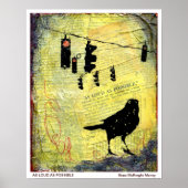 Black Bird Stop Light LOUD Poster (Voorkant)