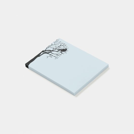 Black Bird The Raven Post-it Notes (Incliné)