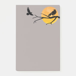 Black Birds Call of the Raven Post-it® Notes