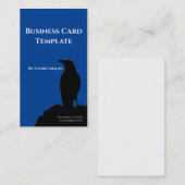 Black Birds Logo Raven Carte de visite (Devant / Derrière)