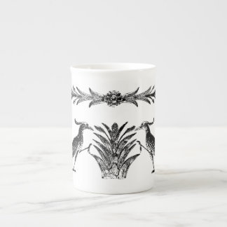 Black Birds & Reeds Bone China Mug Porselein Kop