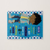 Black Birthday Boy Legpuzzel (Horizontaal)