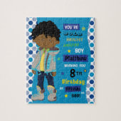 Black Birthday Boy Legpuzzel (Verticaal)