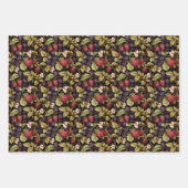 Black Blackberry Inpakpapier Vel (Voorkant)