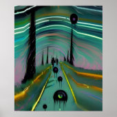 Black Blobs Poster (Voorkant)