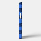 Black Blue Buffalo Pset Check Patroon Case-Mate iPhone Case (Achterkant / Rechts)