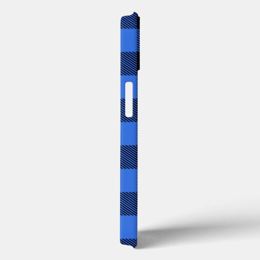 Black Blue Buffalo Pset Check Patroon Case-Mate iPhone Case (Achterkant / Rechts)