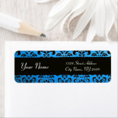 BLACK BLUE DAMASK ETIKET (Insitu)