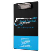 Black Blue Pressure Washing Water Spray Klembord (Links)