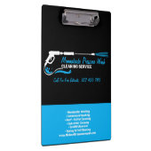 Black Blue Pressure Washing Water Spray Klembord (Rechts)