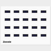 Black Blue Raven Ronde Sticker (Vel)