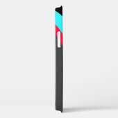 Black Blue Red Grey Pattern Case-Mate iPhone Case (Achterkant / Rechts)