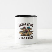 Black Bold Gator Gang Mug (Centre)