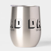 Black Bold Varsity Established Dad (Rechts)