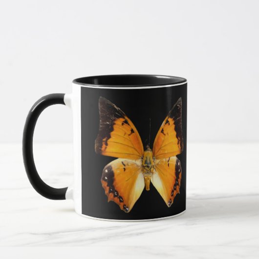 Black-Bordered Charaxes Butterfly Coffee Mok (Links)