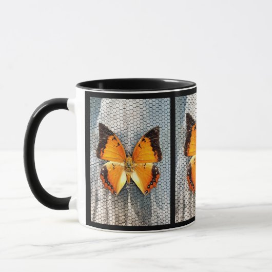 Black-Bordered Charaxes Butterfly Coffee Mok (Links)
