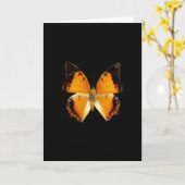 Black-Bordered Charaxes Butterfly Wenskaart Kaart (Gele Bloem)