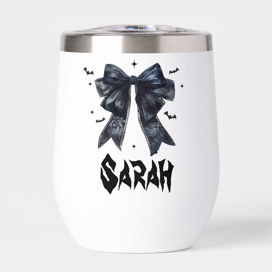 Black Bow Gothique Fourre-tout Bachelorette Brides (Avant)