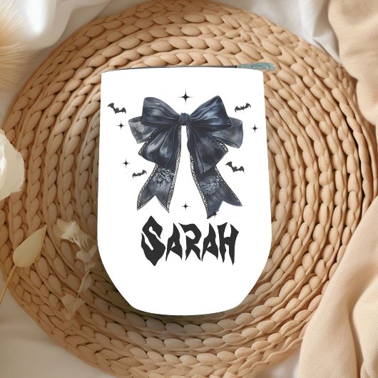 Black Bow Gothique Fourre-tout Bachelorette Brides