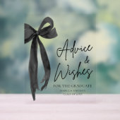 Black Bow Grad Party Graduation Conseils et souhai (Neutre)