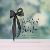 Black Bow Graduation Party Conseils Paroles de sag (Neutre)