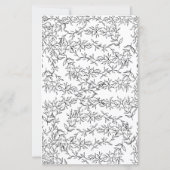 Black Bow He Said She Said Bridal Shower Game (Achterkant)